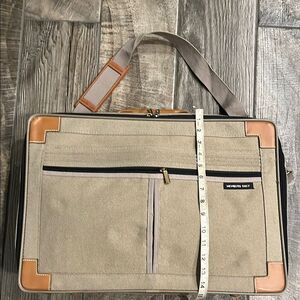 Vintage Member’s Only Men's Beige and Brown luggage